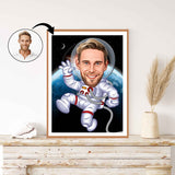 Arbejde & Erhverv tema43 (1 person) - karikaturtegning efter dine fotos - Just Karikatur