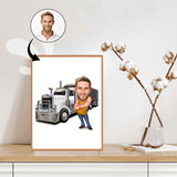 Arbejde & Erhverv tema37 (1 person) - karikaturtegning efter dine fotos - Just Karikatur