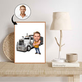 Arbejde & Erhverv tema37 (1 person) - karikaturtegning efter dine fotos - Just Karikatur