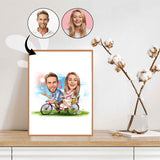 Par tema215 (2 personer) - karikaturtegning efter dine fotos - Just Karikatur