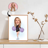 Musik & Dans tema1 (1 person) - karikaturtegning efter dine fotos - Just Karikatur