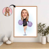 Musik & Dans tema1 (1 person) - karikaturtegning efter dine fotos - Just Karikatur