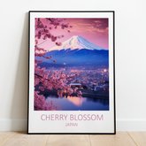 Cherry Blossom Japan plakat - 8 - Just Karikatur