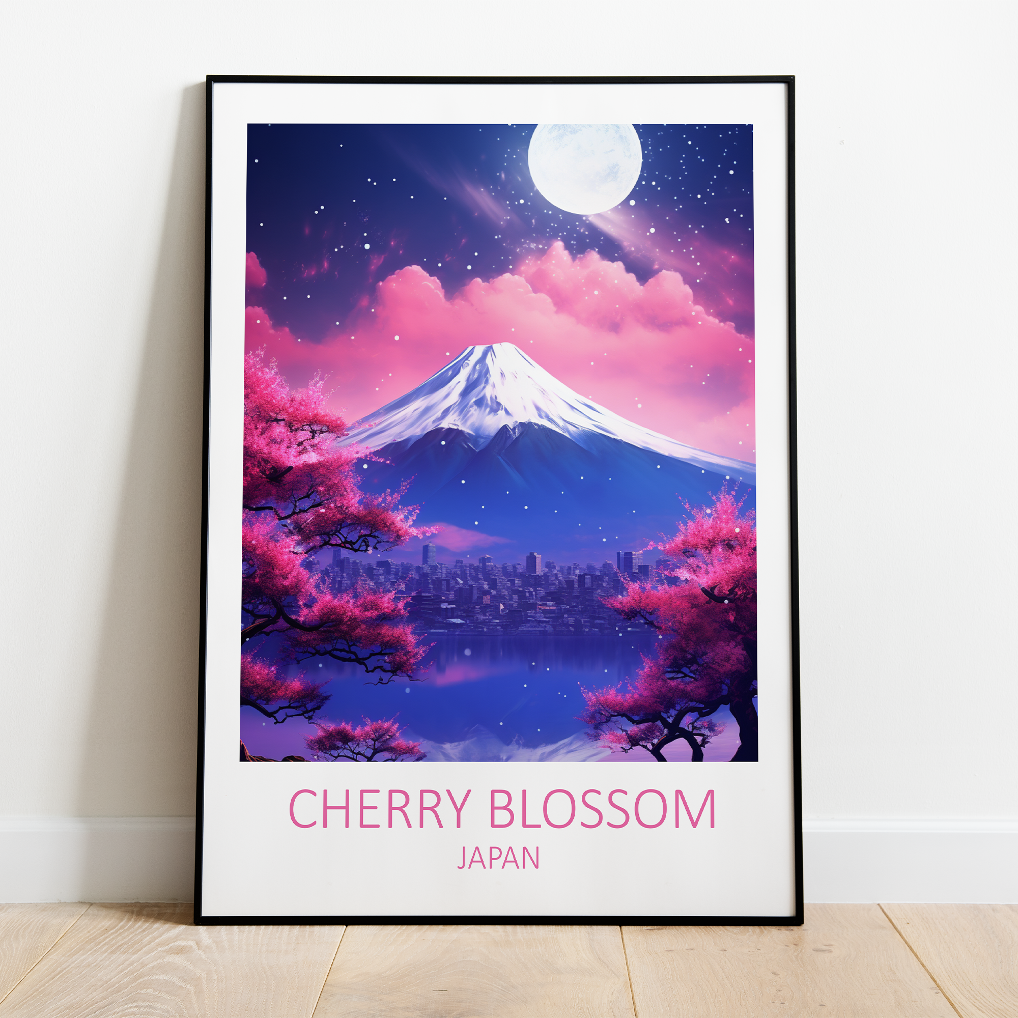 Cherry Blossom Japan plakat - 9 - Just Karikatur