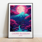 Cherry Blossom Japan plakat - 2 - Just Karikatur