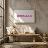 Lærredstryk med din personlige tegning - Just Karikatur