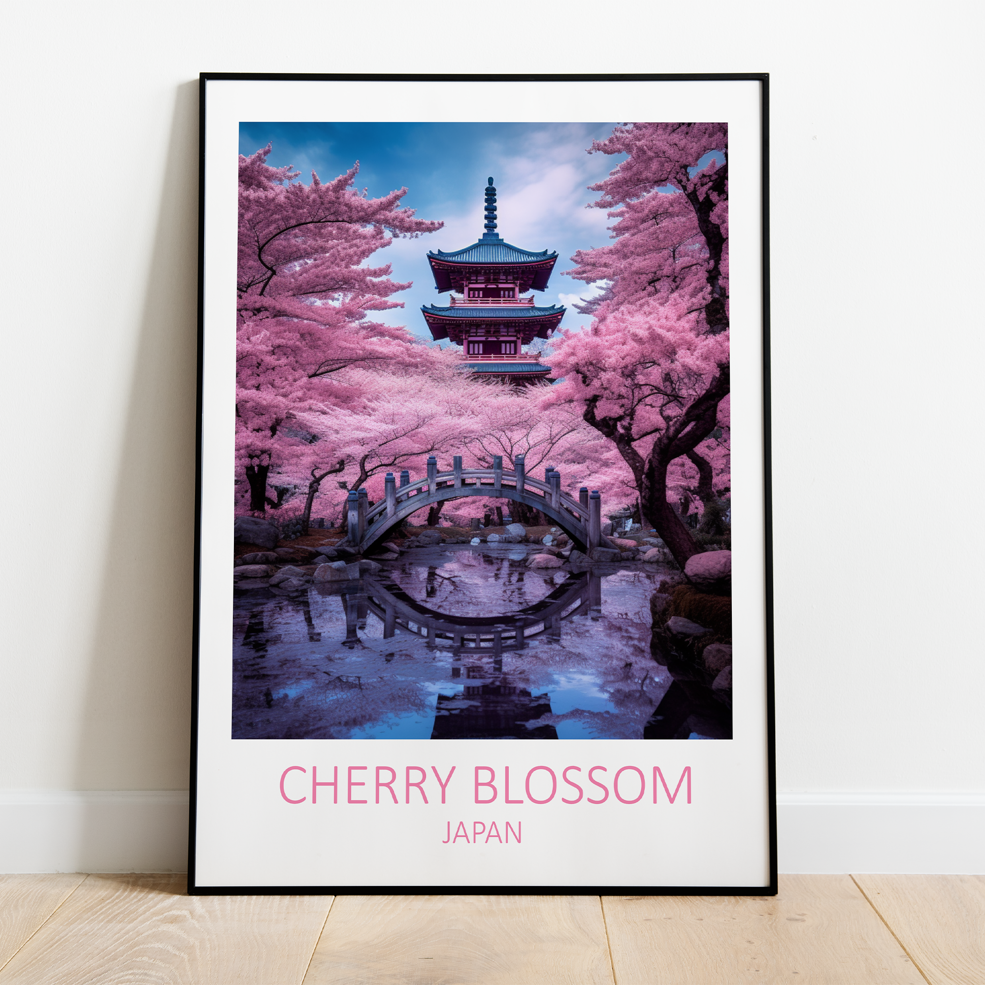 Cherry Blossom Japan plakat - 1 - Just Karikatur