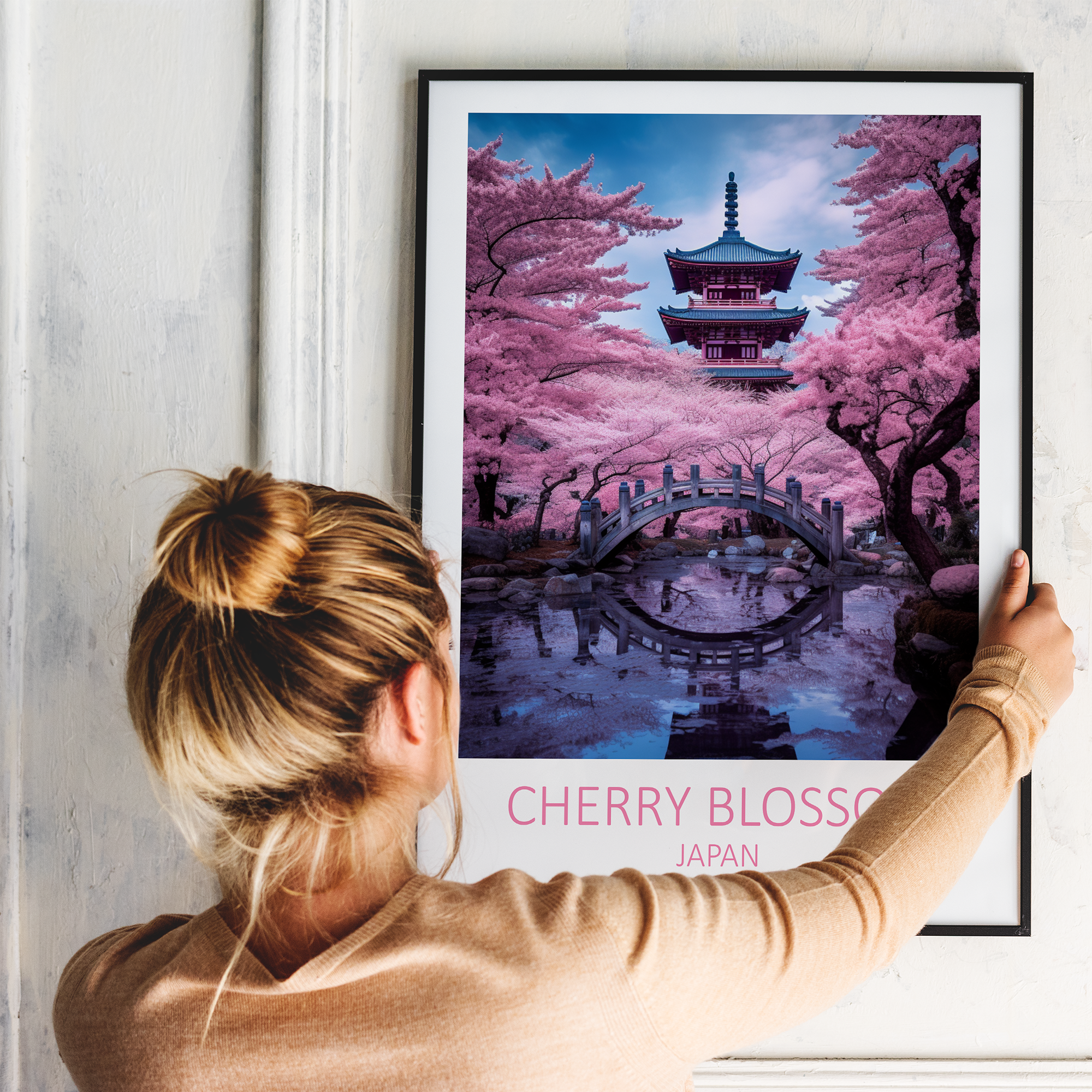 Cherry Blossom Japan plakat - 1 - Just Karikatur