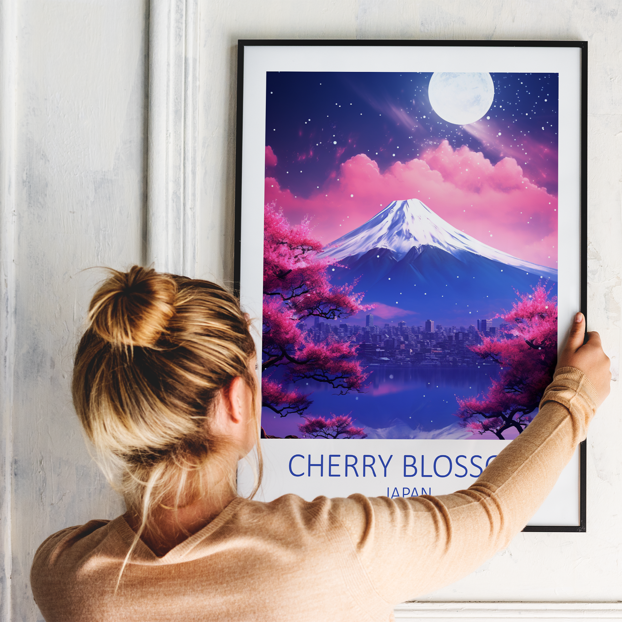 Cherry Blossom Japan plakat - 6 - Just Karikatur