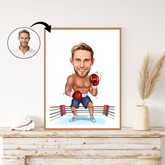 Sports tema49 (1 person) - karikaturtegning efter dine fotos - Just Karikatur