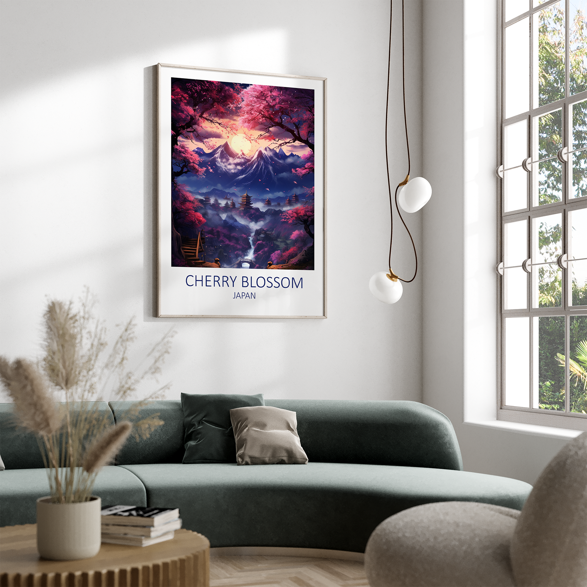 Cherry Blossom Japan plakat - 4 - Just Karikatur