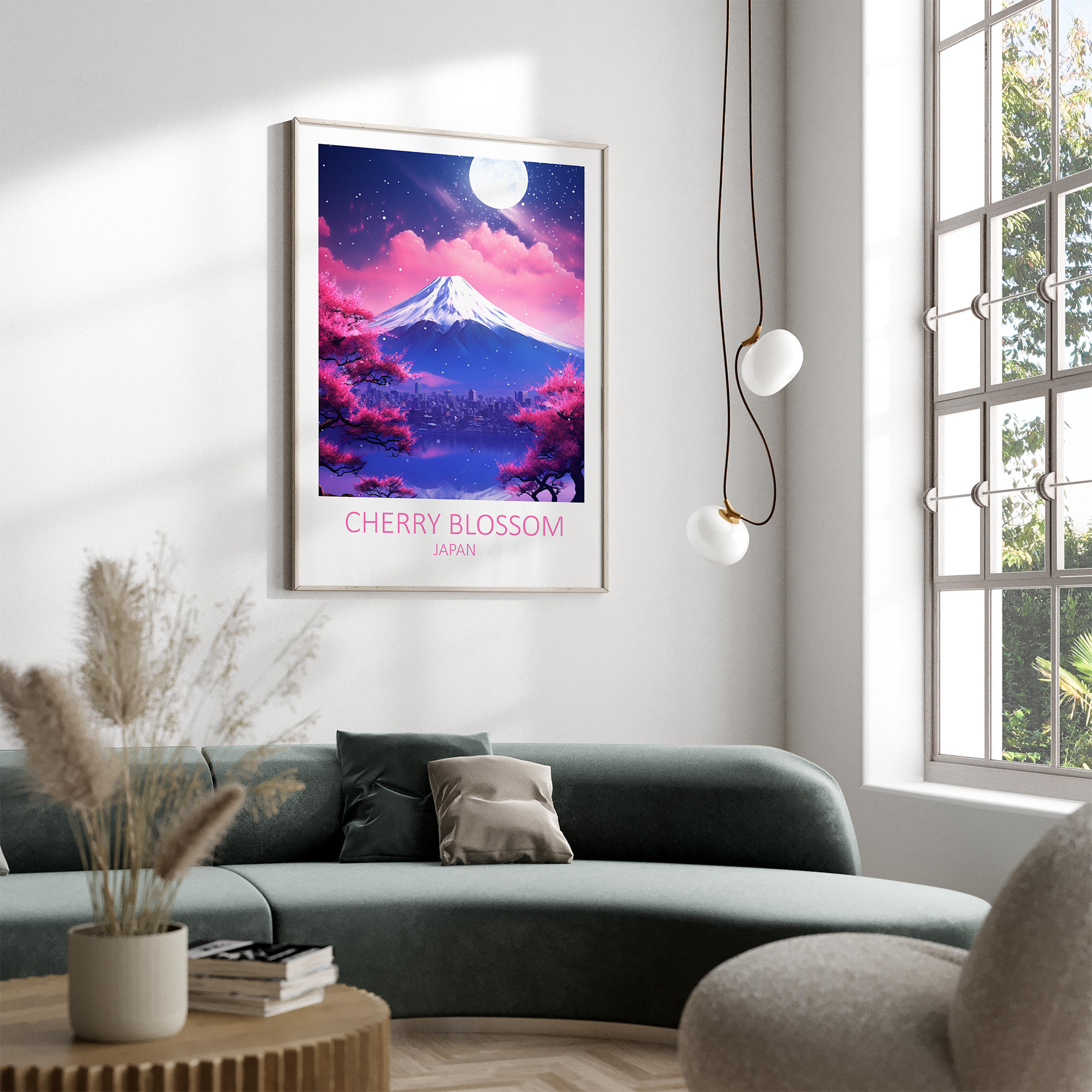 Cherry Blossom Japan plakat - 9 - Just Karikatur