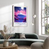 Cherry Blossom Japan plakat - 6 - Just Karikatur