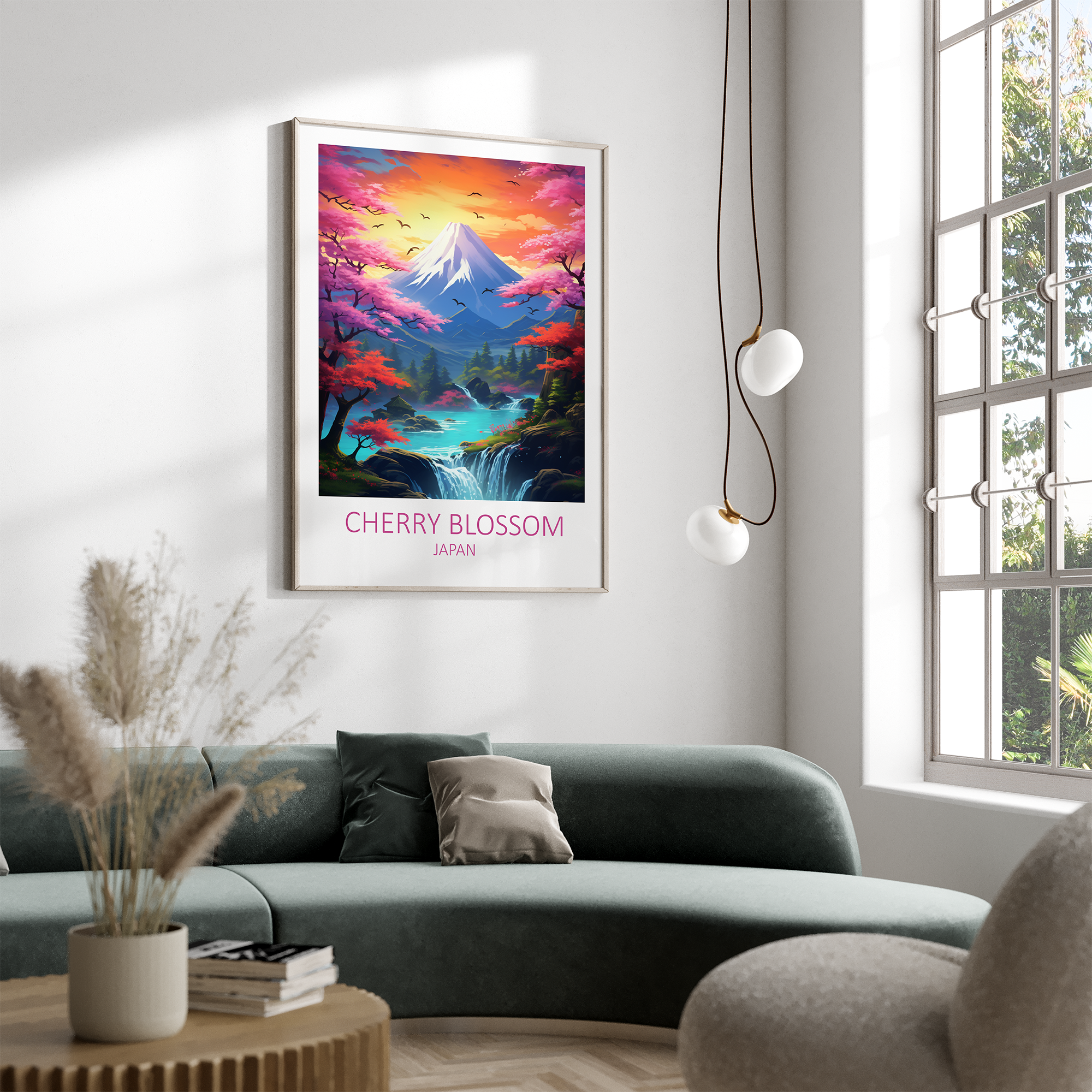 Cherry Blossom Japan plakat - 5 - Just Karikatur