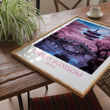 Cherry Blossom Japan plakat - 1 - Just Karikatur
