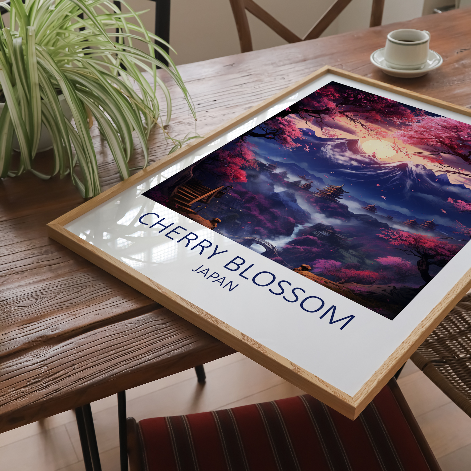 Cherry Blossom Japan plakat - 4 - Just Karikatur