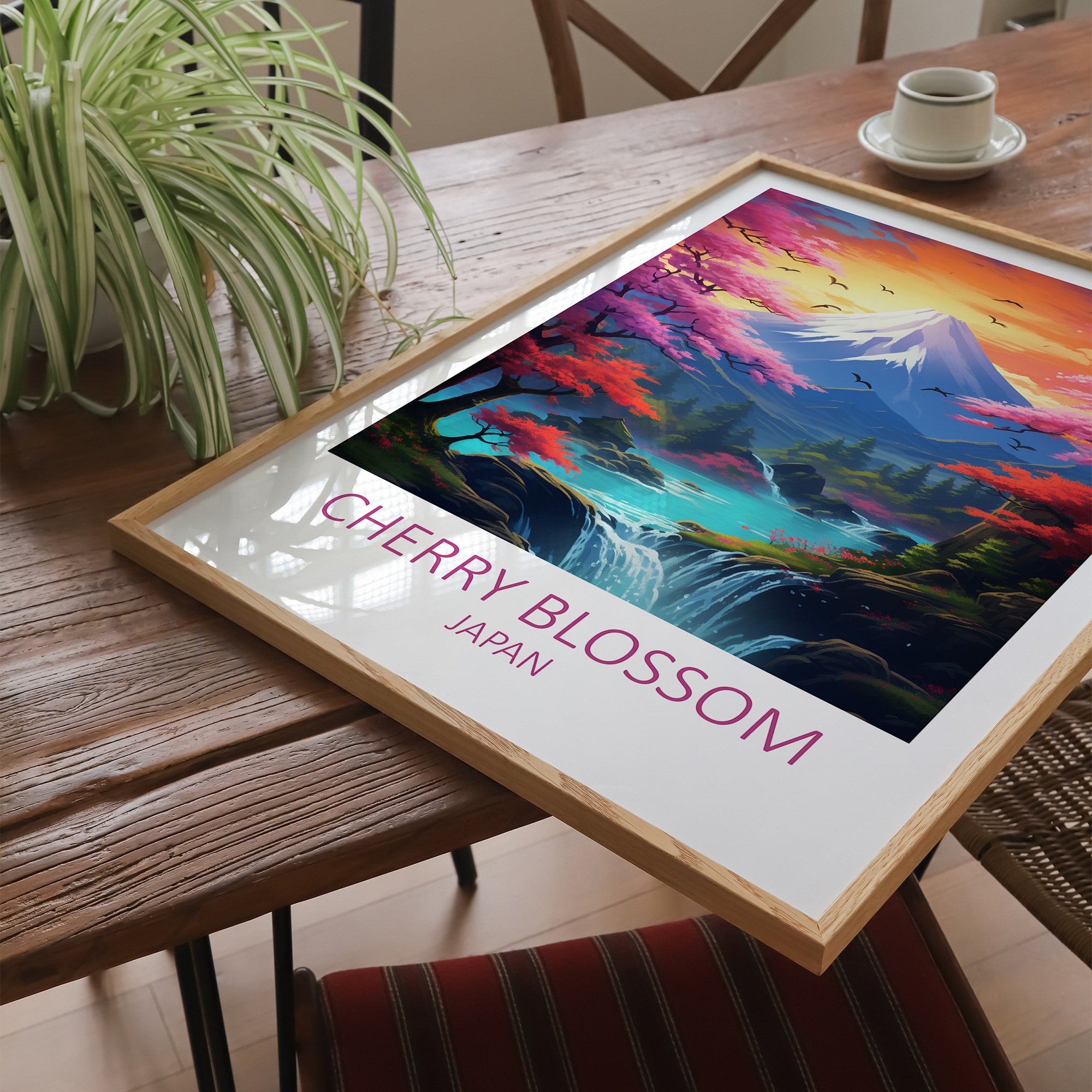 Cherry Blossom Japan plakat - 5 - Just Karikatur