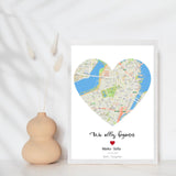 Poster - Location Map - Just Karikatur