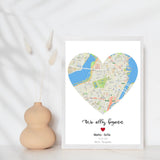 Poster - Location Map - Just Karikatur