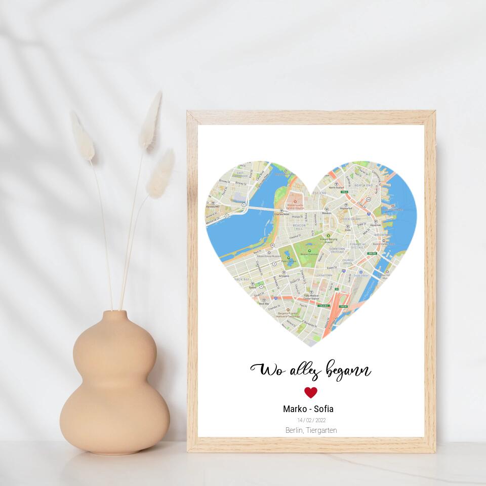 Poster - Location Map - Just Karikatur