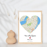 Poster - Location Map - Just Karikatur