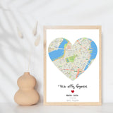 Poster - Location Map - Just Karikatur