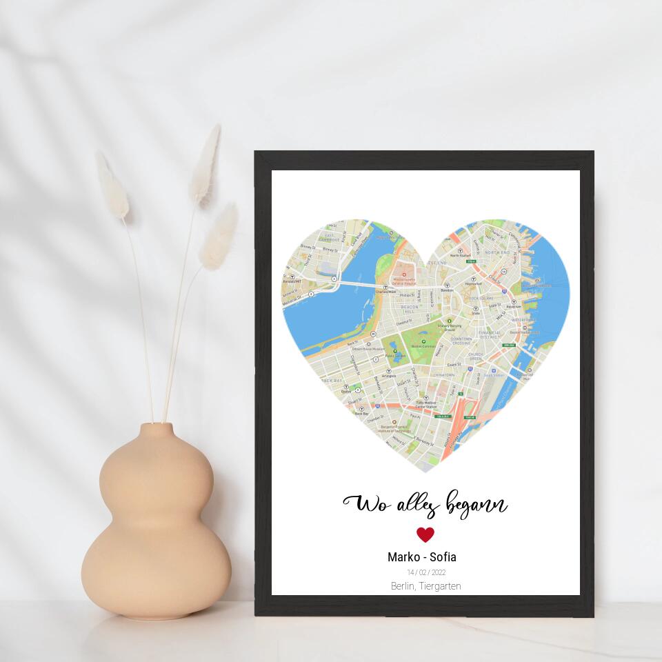 Poster - Location Map - Just Karikatur