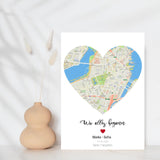 Poster - Location Map - Just Karikatur