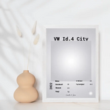 Bilplakat - Personlig gave fra bilforhandlere til deres kunder - Just Karikatur