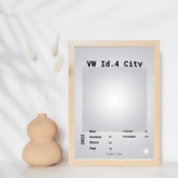 Bilplakat - Personlig gave fra bilforhandlere til deres kunder - Just Karikatur