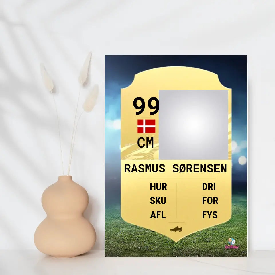 Byg din Futcard plakat - Just Karikatur