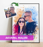Akvarel - maleri efter dine fotos