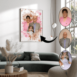 Akvarel - maleri efter dine fotos - Just Karikatur