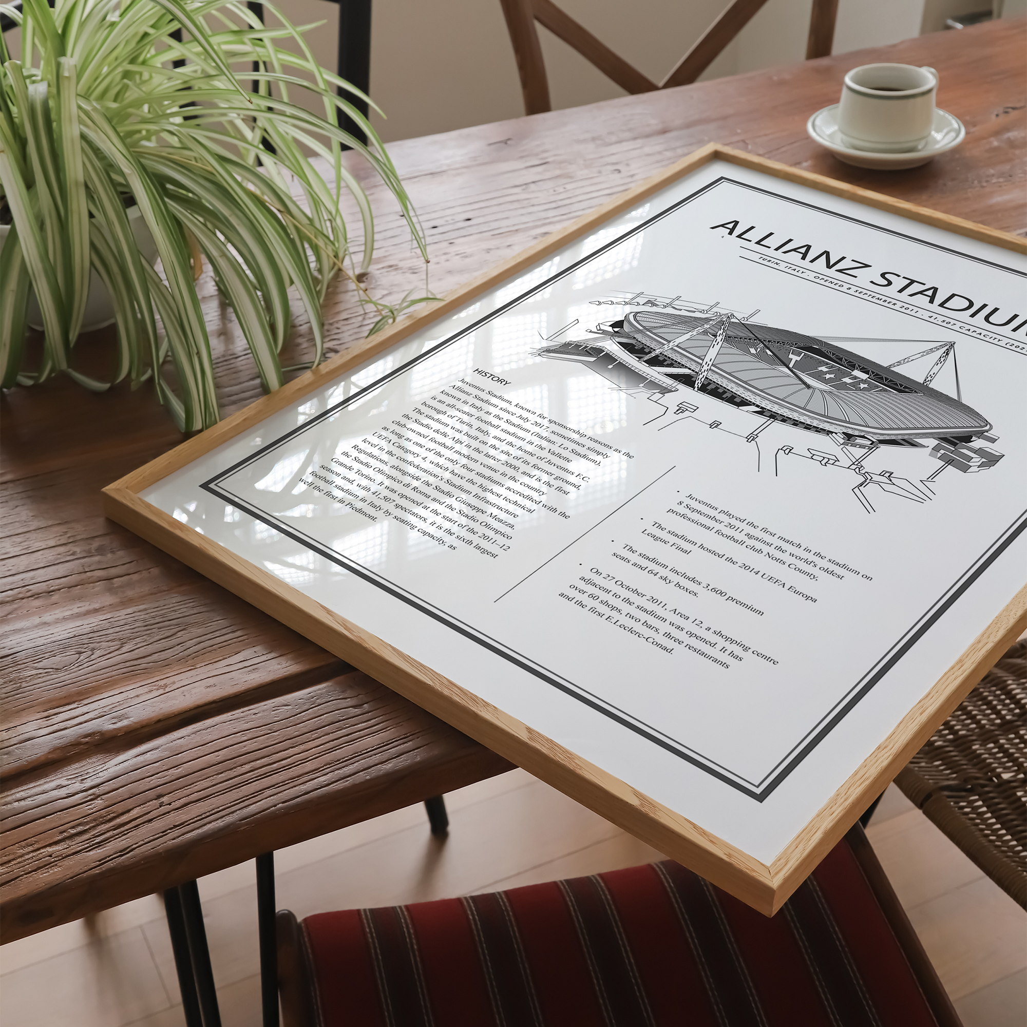 Allianz – Juventus – stadion plakat - Just Karikatur