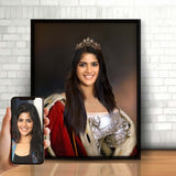 BaronessBeauty - Royal portræt efter dine fotos - Just Karikatur