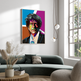 Pop Art Plakat - Bob Dylan - Just Karikatur