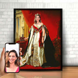 ElegantCountess - Royal portræt efter dine fotos - Just Karikatur