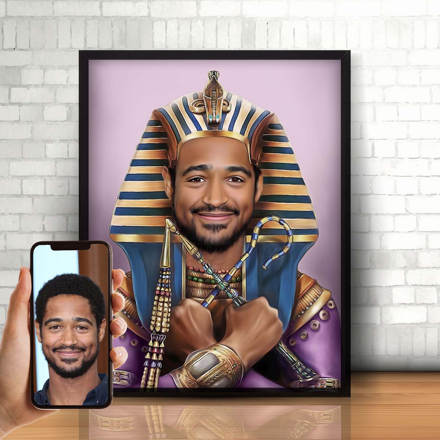 ElegantDynasty - Royal portræt efter dine fotos - Just Karikatur