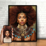 ElegantMatriarch - Royal portræt efter dine fotos - Just Karikatur