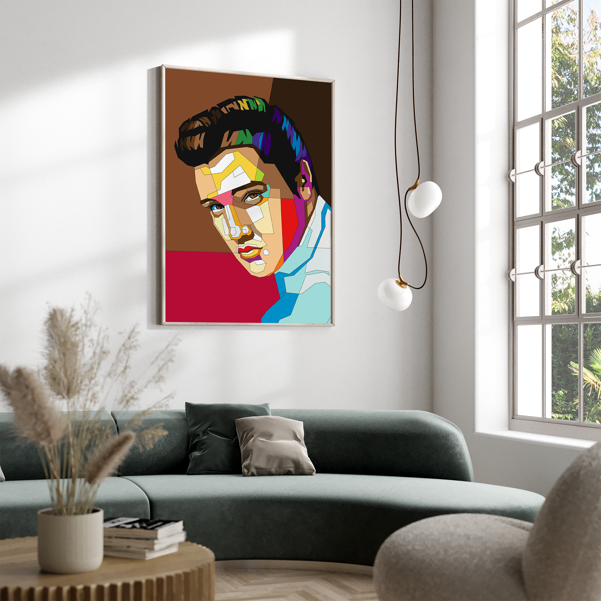 Pop Art Plakat - Elvis Presley - Just Karikatur