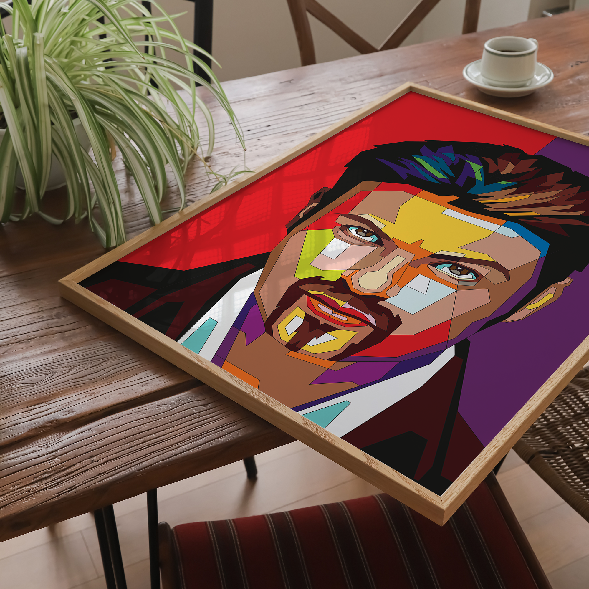 Pop Art Plakat - George Michael - Just Karikatur