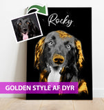 Golden style dyr - efter dine fotos