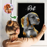 Golden style dyr - efter dine fotos - Just Karikatur