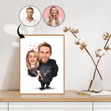 Par tema75 (2 personer) - karikaturtegning efter dine fotos - Just Karikatur