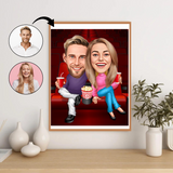 Par tema92 (2 personer) - karikaturtegning efter dine fotos - Just Karikatur