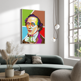 Pop Art Plakat - H. C. Andersen - Just Karikatur