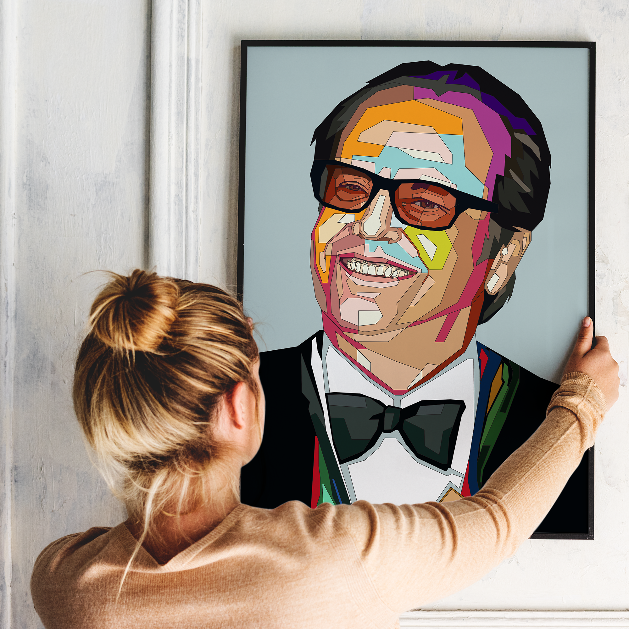Pop Art Plakat - Jack Nicholson - Just Karikatur