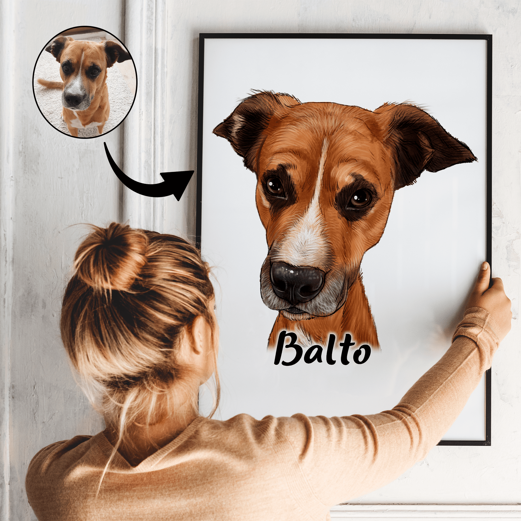 Karikatur af dyr - tegning efter dine fotos - Just Karikatur