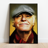 Kim Larsen - Maleri Plakat - Just Karikatur