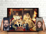 KingAndQueenDuets - Royal portræt efter dine fotos - Just Karikatur